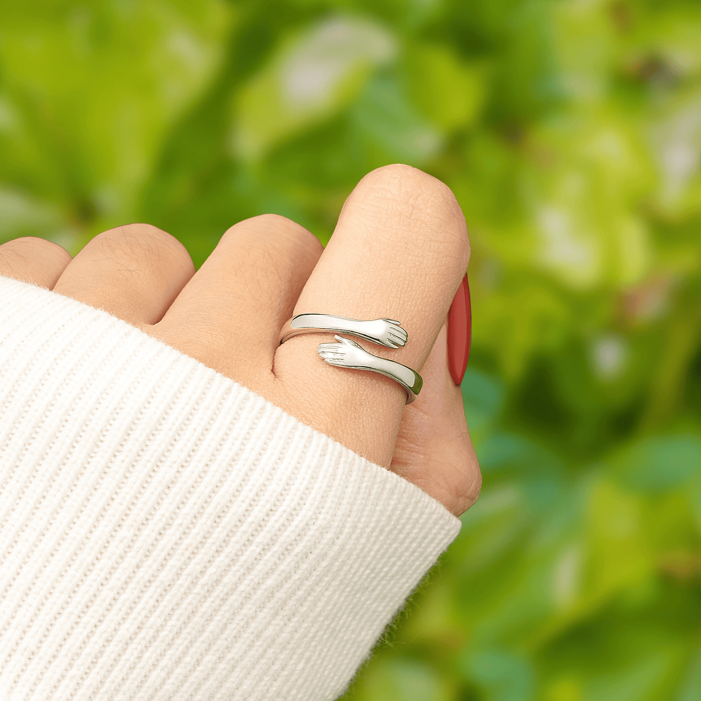 Ring „Umarmung für meine Schwester“
