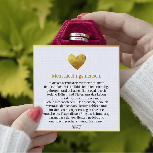 Ring „Lieblingsmensch“