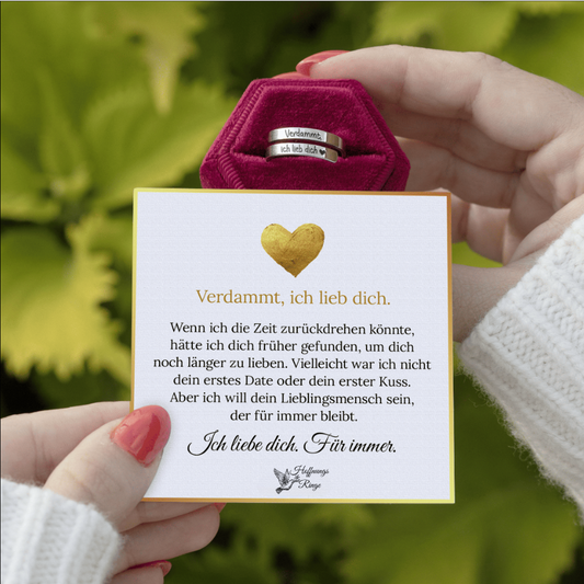 Ring „Verdammt, ich lieb dich“